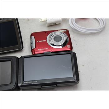 Garmin, Tomtom, Magellan Gps, Canon Camera 5 Pieces