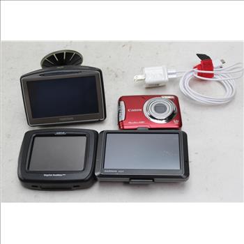 Garmin, Tomtom, Magellan Gps, Canon Camera 5 Pieces