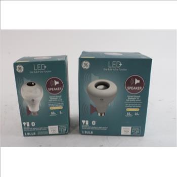 GE LED+ Speaker Bulbs, 2 Pieces