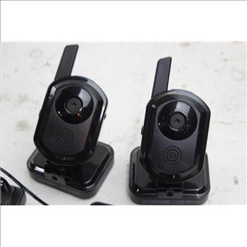 GE Wireless Color Cameras, And LCD Monitor 3 Pieces