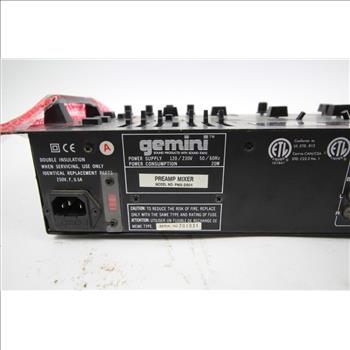 Gemini, PMX-2501, Preamp Mixer