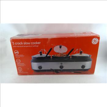 General Electric 3 Crock Slow Cooker