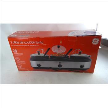 General Electric 3 Crock Slow Cooker