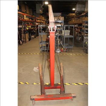 General Manufacture Corp 6 Ton Long Ram Engine Hoist