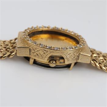 Geneve 10kt Gold Band Classic Watch