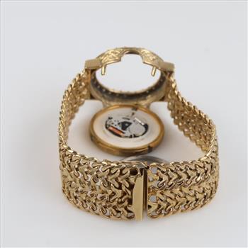 Geneve 10kt Gold Band Classic Watch