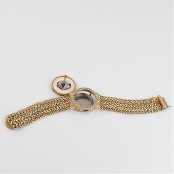 Geneve 10kt Gold Band Classic Watch