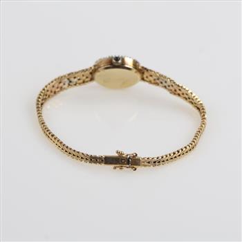 Geneve 14kt Gold Diamond Dress Watch - Evaluated By Our Certified Gemologist-AGS/GIA