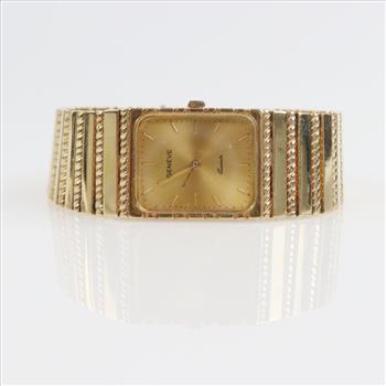 Geneve Bracelet Dress 14kt Gold Watch - Evaluated By Our Certified Gemologist-AGS/GIA