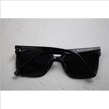 Gentle Monster Black Flatba Her Square Sunglasses