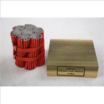 Genuine Golden Gate Bridge Cable