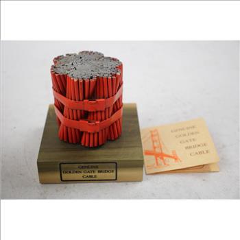 Genuine Golden Gate Bridge Cable