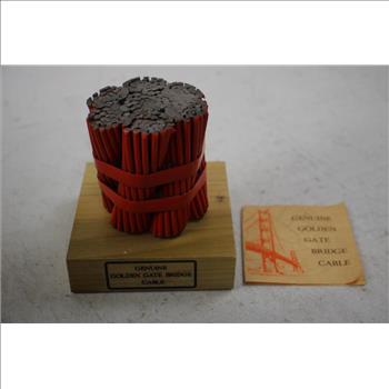 Genuine Golden Gate Bridge Cable