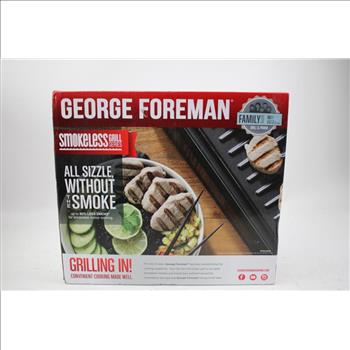 George Foreman Smokeless Grill Series Digital Smart Select Grill