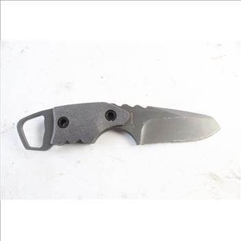 Gerber Epic drop point partially serrated fixed blade knife with sheath