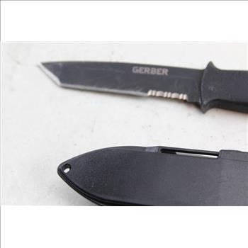 Gerber Fixed Blade Knife With Sheath