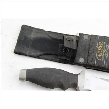 Gerber LMF 052383 Fixed Blade Knife And Sheath