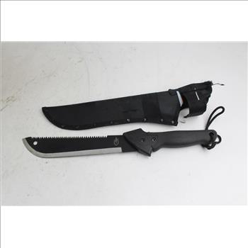 Gerber Machete Knife In Sheath