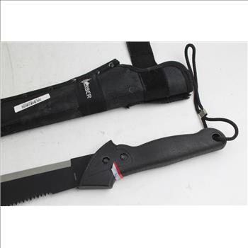 Gerber Machete Knife In Sheath