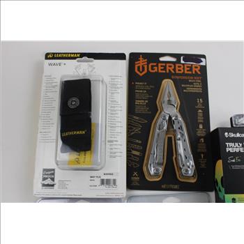 Gerber Multi-tool, Leatherman 18 N 1 Tool + 3 More Items