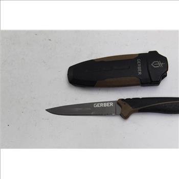 Gerber Myth Compact Fixed Blade Knife with Sharpener/Sheath