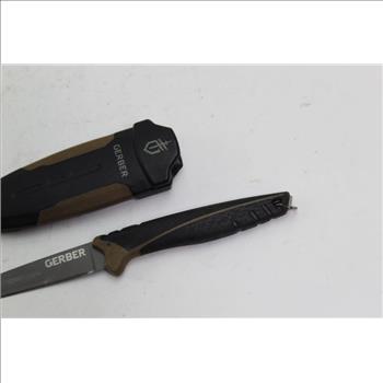 Gerber Myth Compact Fixed Blade Knife with Sharpener/Sheath