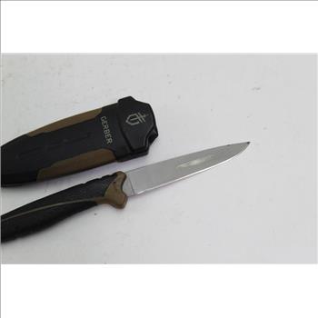 Gerber Myth Compact Fixed Blade Knife with Sharpener/Sheath