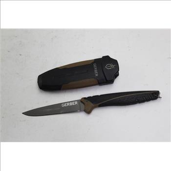 Gerber Myth Compact Fixed Blade Knife with Sharpener/Sheath