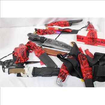 Gerber, Ozark Trail And Other Knives, 16 Pieces