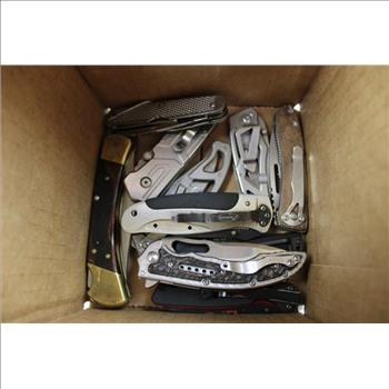 Gerber, Tac-Force, Sheffield And Other Knives, 14 Pieces