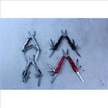 Gerber, Urban Gear, & Uline Assorted Multi-tools; 4 Pieces