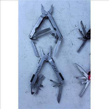 Gerber, Urban Gear, & Uline Assorted Multi-tools; 4 Pieces