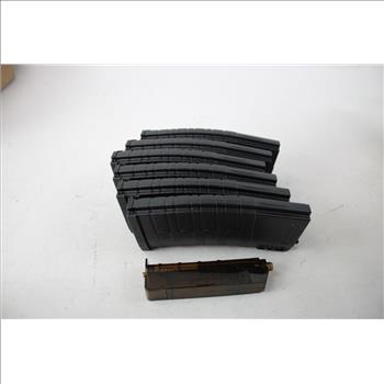 G&G Armament 120 RD Mid-Cap Polymer Airsoft Magazine Black 6pcs & G&G Bb Ammo Mag
