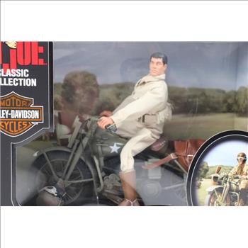 GI Joe Classic Edition Harley-Davidson Motorcycles - U.S. Army Courier & WLA 45 HD