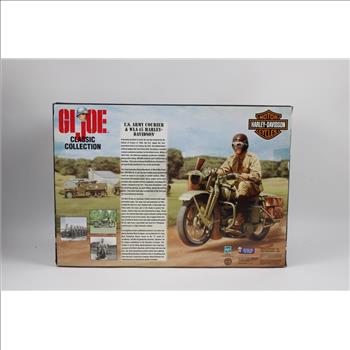 GI Joe Classic Edition Harley-Davidson Motorcycles - U.S. Army Courier & WLA 45 HD