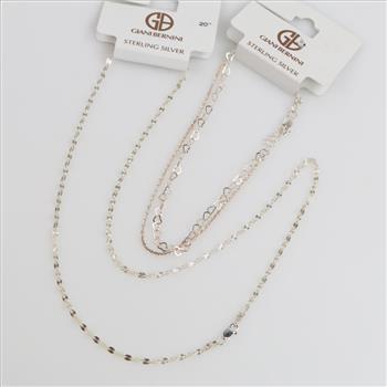 Giani Bernini Sterling Silver Jewelry, 2 Pieces