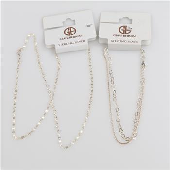 Giani Bernini Sterling Silver Jewelry, 2 Pieces
