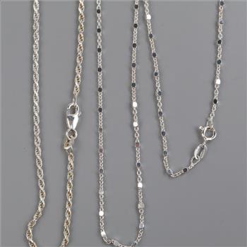 Giani Bernini Sterling Silver Necklaces, 2 Pieces