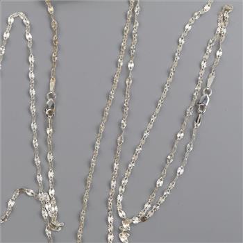 Giani Bernini Sterling Silver Necklaces, 2 Pieces