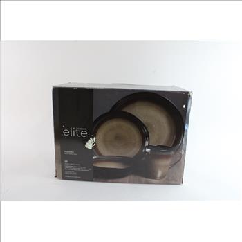 Gibson Elite 16 Piece Stoneware Dinnerware Set