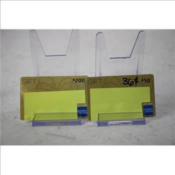Gift Card Lot