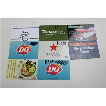 Gift Card Lot $70+