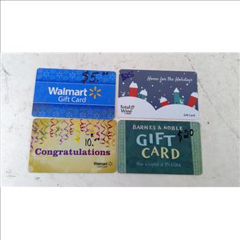 Gift Cards 4 Pieces