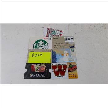 Gift Cards 5+ Pieces