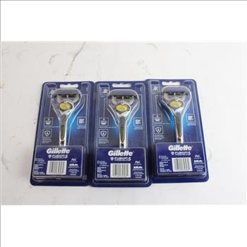 Gillete 5 Fusion Proshield Lot, 3 Pieces