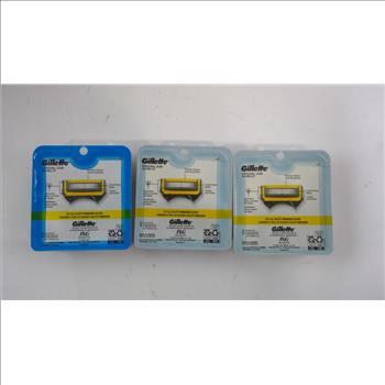 Gillette 4 Pack Proglide Shield Cartridges, 3 Pieces