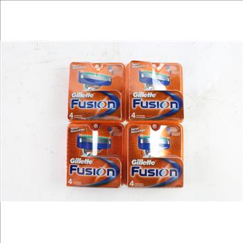 Gillette Fusion 4-Cartridge Packs, 4 Pieces