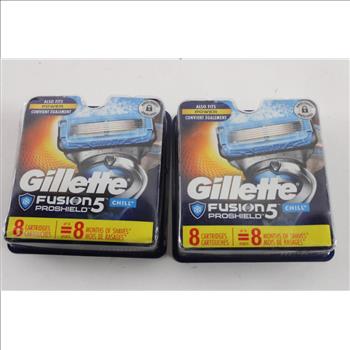 Gillette Fusion 5 Proshield Chill 8 Cartridges, 2 Packs