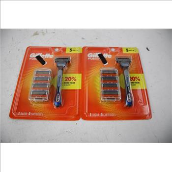 Gillette Fusion 5 Razor Set, 2 Pieces
