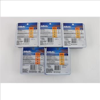 Gillette Fusion Proglide, 8 Cartridge Per Pack, 5 Packs